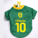 Roupa para Pet Brasil - Coleção Oficial Copa 2026 para Cães e Gatos [Edição Limitada]