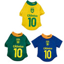Roupa para Pet Brasil - Coleção Oficial Copa 2026 para Cães e Gatos [Edição Limitada]